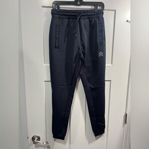 Men's Dark Blue RAW Joggers with Logo